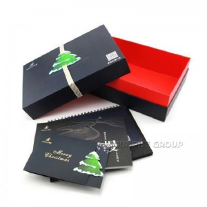Kiina tehdas suora tukkumyynti Custom Logo painettu paperi joululahja laatikko